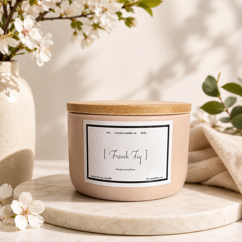 Blush Pink Soy Candle - 15 oz