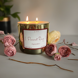 Gold Jar Soy Candle 18 oz- Wood Wick