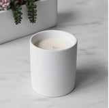 White Jar Soy Candle  -  2 sizes- Wood Wick