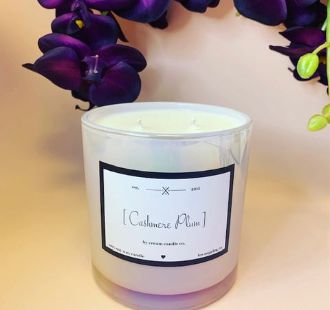 Pink Pearl Jar Soy Candle 18oz - Wood Wick