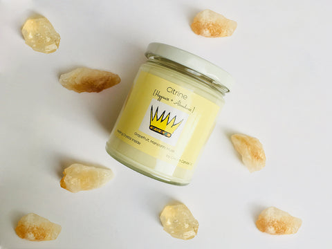 Citrine - Crystal Candle