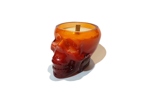 Skull Soy Candle - Red