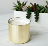 Gold Jar Soy Candle 18 oz- Wood Wick