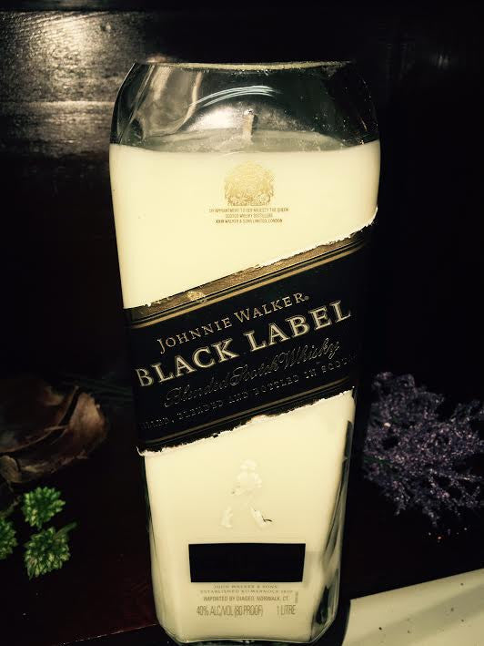Johnnie Walker Black Label Whiskey Candle - Pomegranate