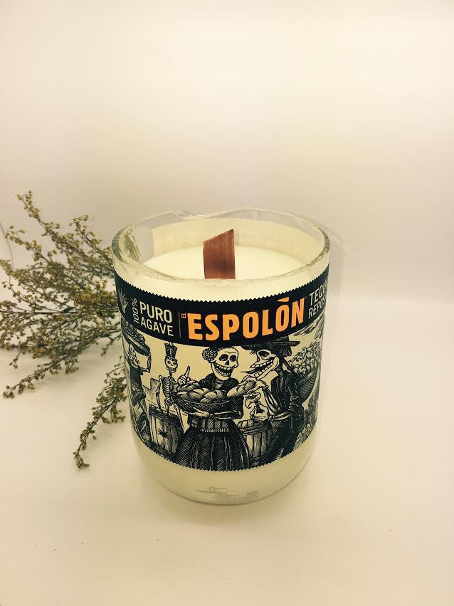 Espolon Tequila Candle - Chrome Scented