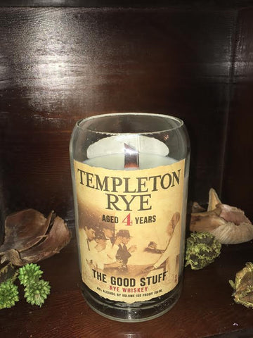 Templeton Rye Whiskey Candle-  Blue Steel